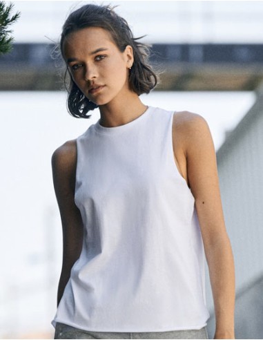 SFC-SK232-Womens High Neck Slash Armhole Vest